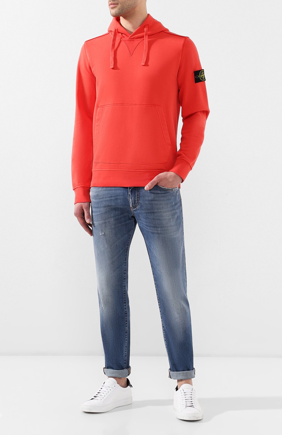 Хлопковое худи STONE ISLAND, арт. 701562851, фото 2