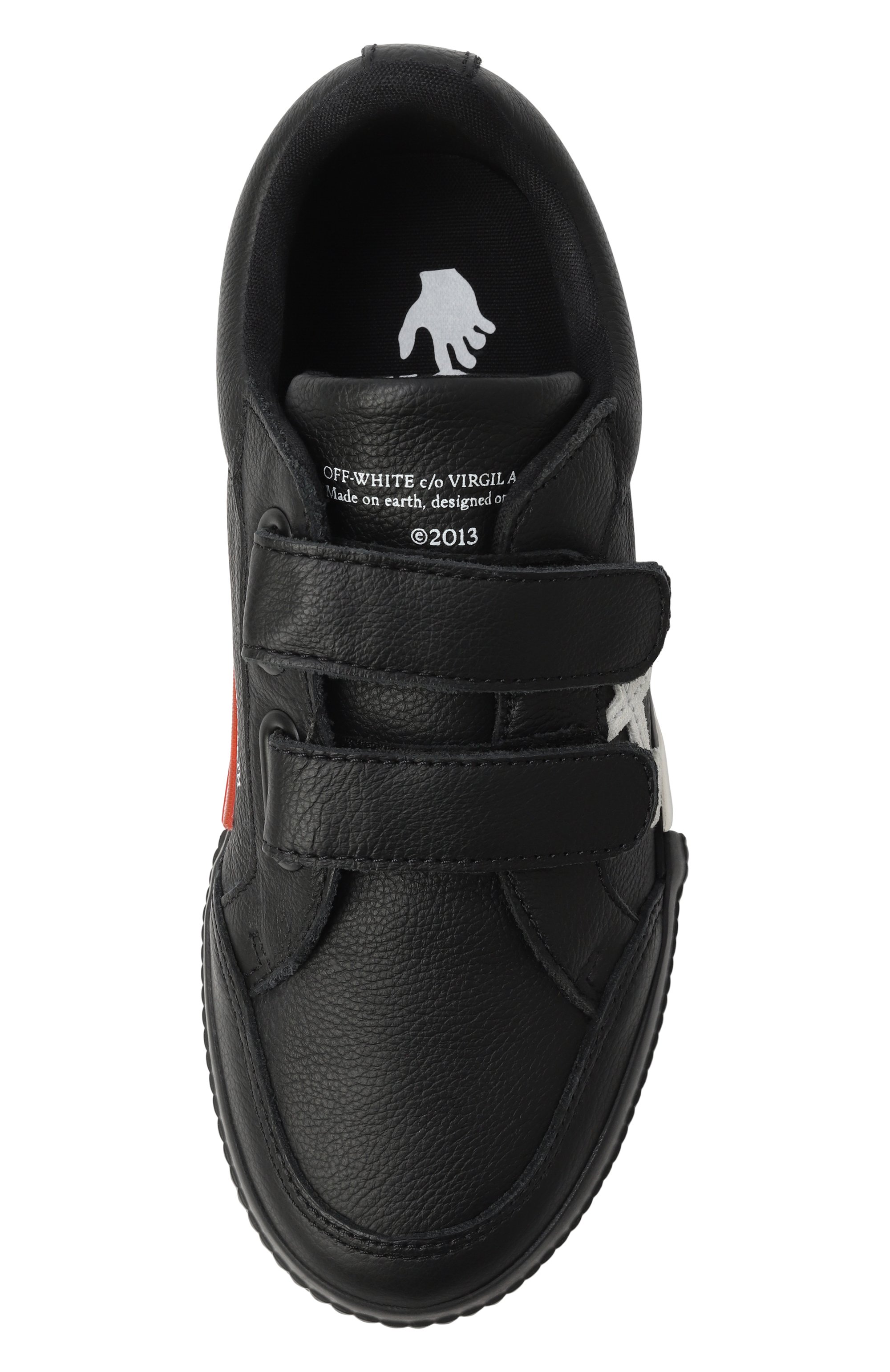 Кожаные кеды safety tag OFF-WHITE, арт. 0BIA005C99LEA0010110, фото 4