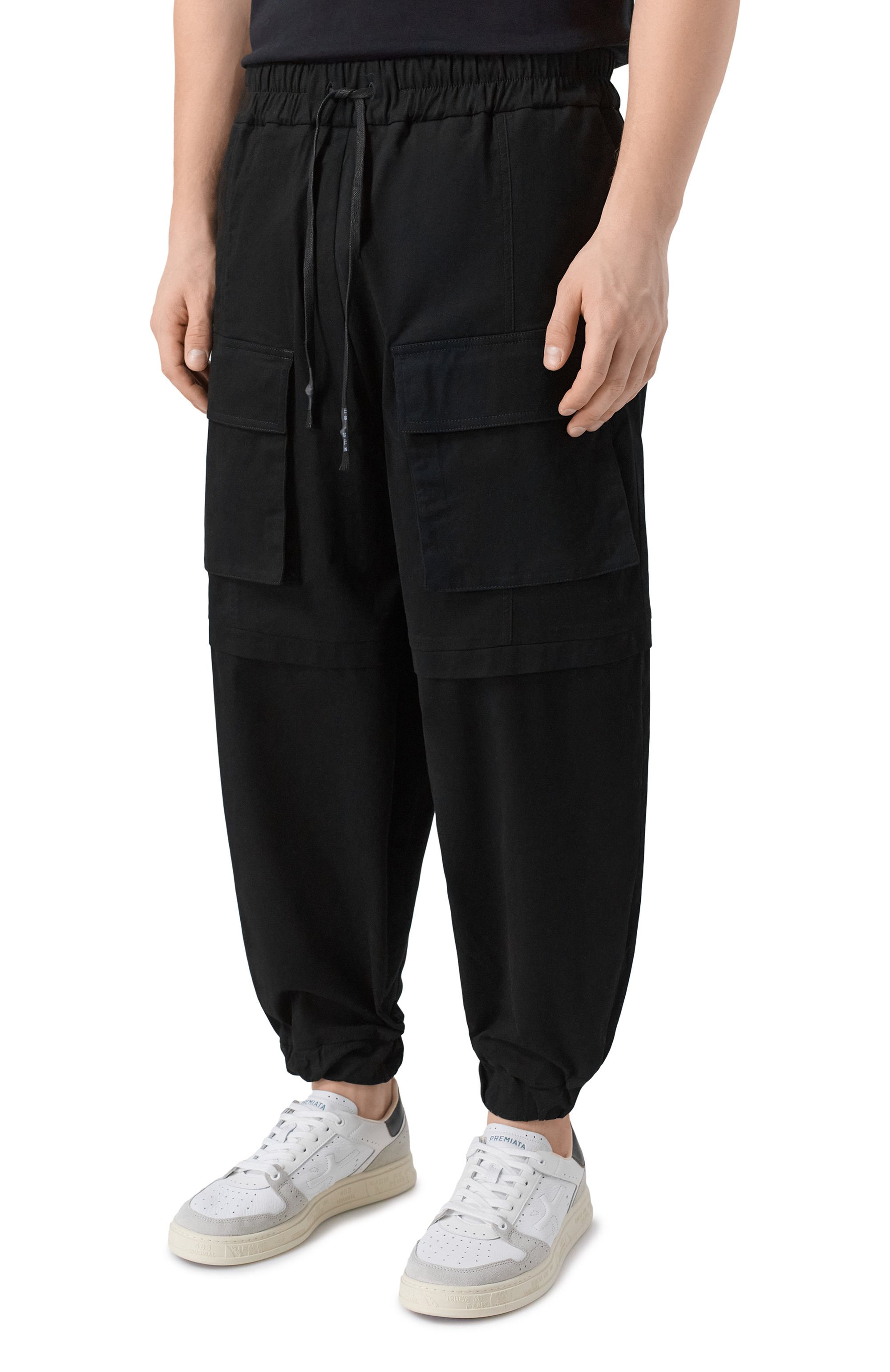 Хлопковые джоггеры 139DEC, арт. PN375-BK-LITE, фото 3