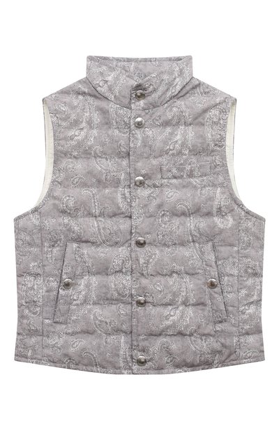 Пуховый жилет BRUNELLO CUCINELLI, арт. BW842J129C