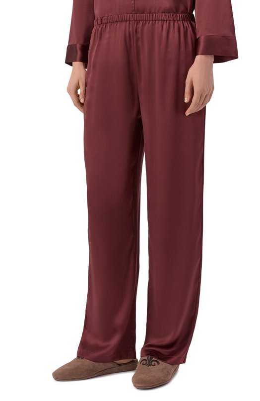 Шелковая пижама Luna Di Seta VLST08007 Бордовый  VLST08007 Фото 5