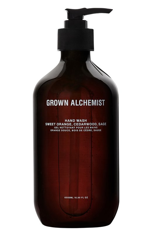 фото Жидкое мыло для рук «апельсин, кедр и шалфей» (500ml) grown alchemist