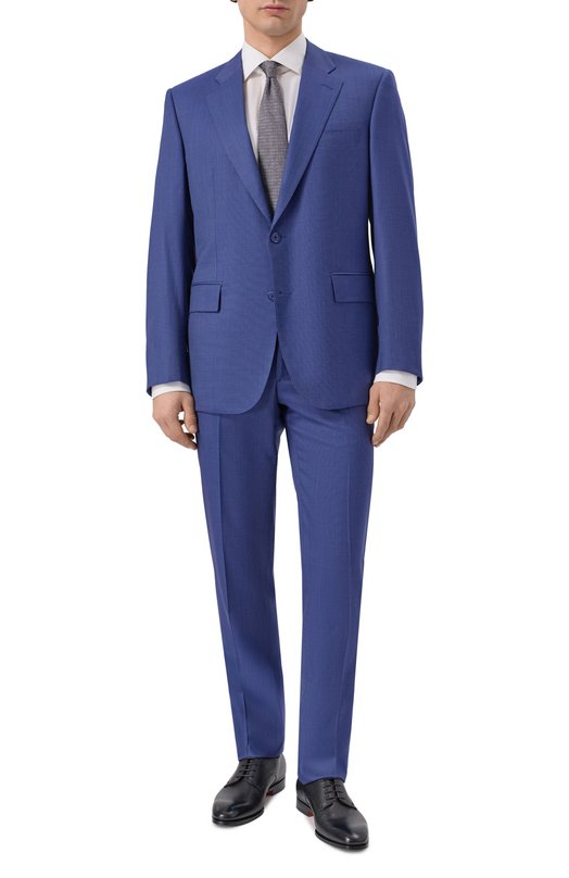Шерстяной костюм Stefano Ricci S1SF432220/HB Синий S1SF432220/HB