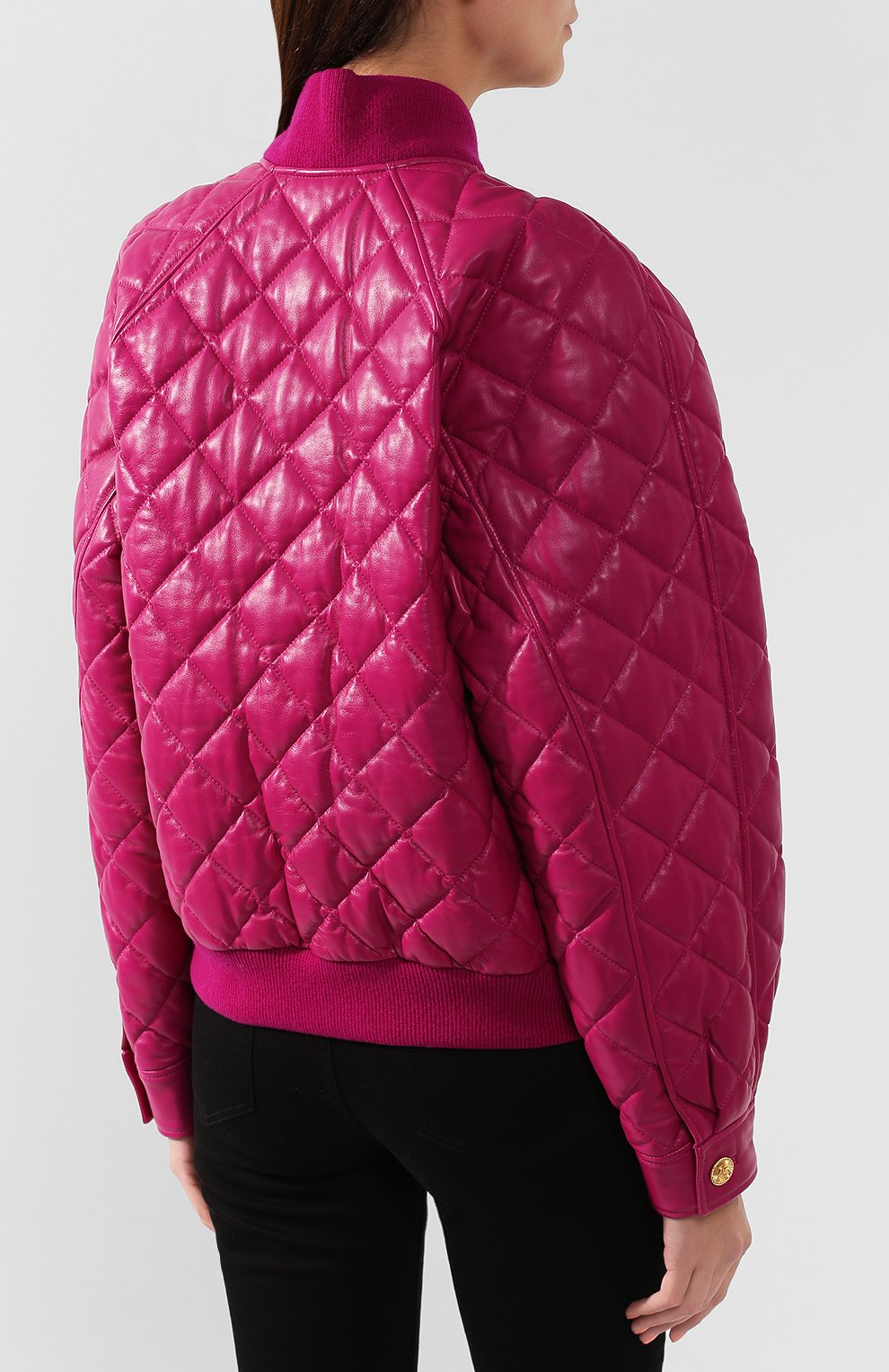 Кожаный бомбер GUCCI, арт. 579164/XNAEY, фото 4