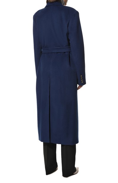 Шерстяное пальто LESYANEBO темно-синего цвета по цене 84000 руб., арт. FW22/H-405/OLZ, фото 4 Шерстяное пальто LESYANEBO, арт. FW22/H-405/OLZ, фото 4