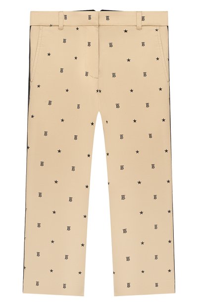Хлопковые брюки BURBERRY, арт. 8036471, фото 1