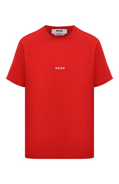 Женская хлопковая футболка MSGM, арт. 3541MDM550/237798