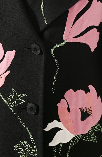 Шерстяное пальто VALENTINO, арт. TB3CA4D015E, фото 5