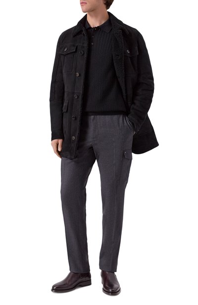 Поло из шерсти и шелка ZILLI, арт. KBP001M0230VZCAB0, фото 2