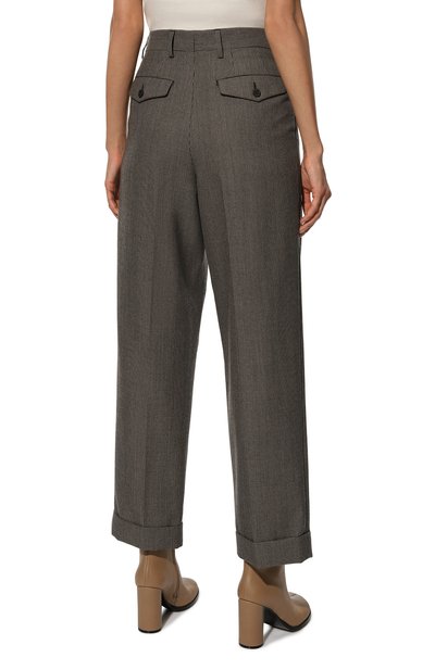 Шерстяные брюки DRIES VAN NOTEN, арт. 222-010935-5215, фото 4