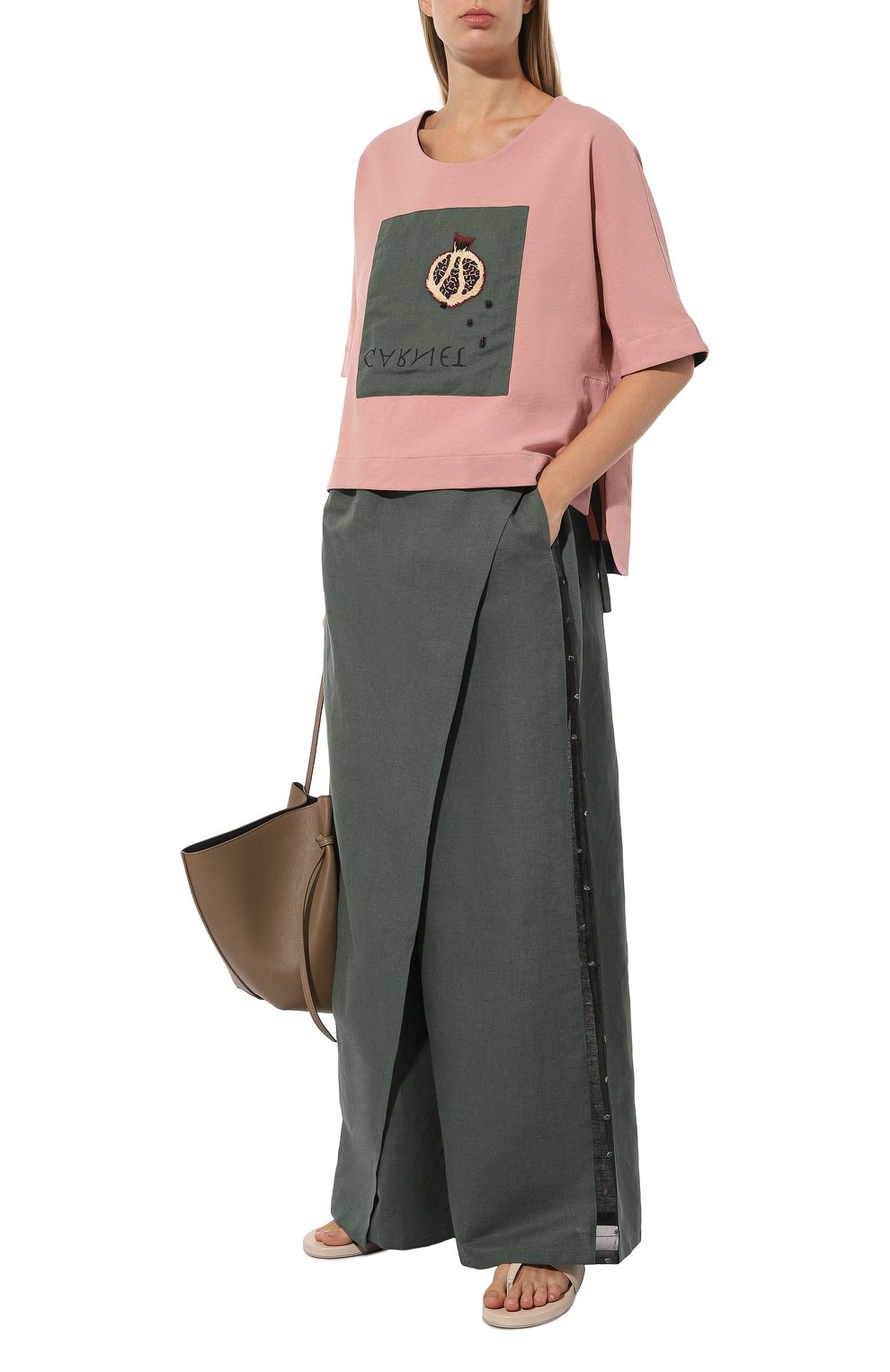 Брюки изо льна и хлопка MIDGARD PARIS, арт. V1-PT303-GN, фото 2