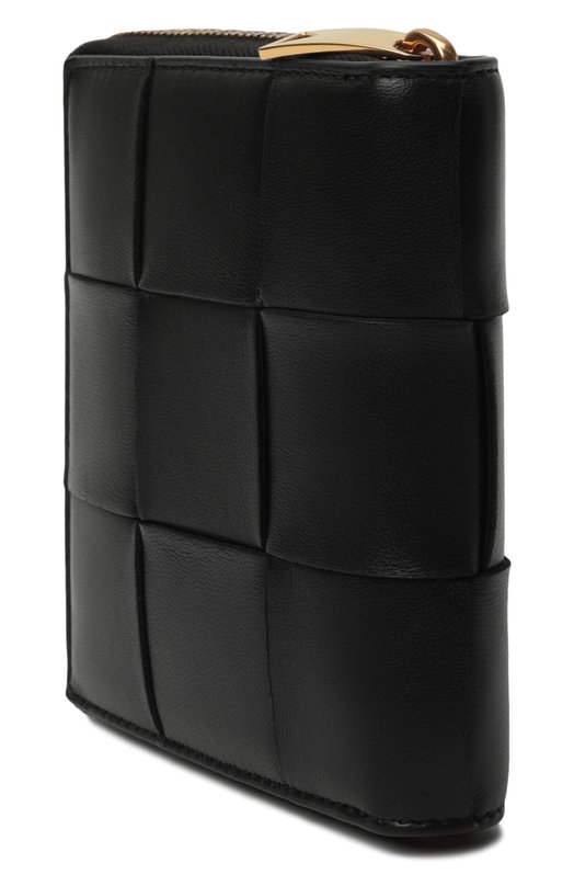 Кожаное портмоне Bottega Veneta 754467/VCQC1 Чёрный  754467/VCQC1 Фото 2