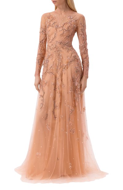 Женское платье с отделкой стразами ZUHAIR MURAD, арт. RDR26037/EMJE004