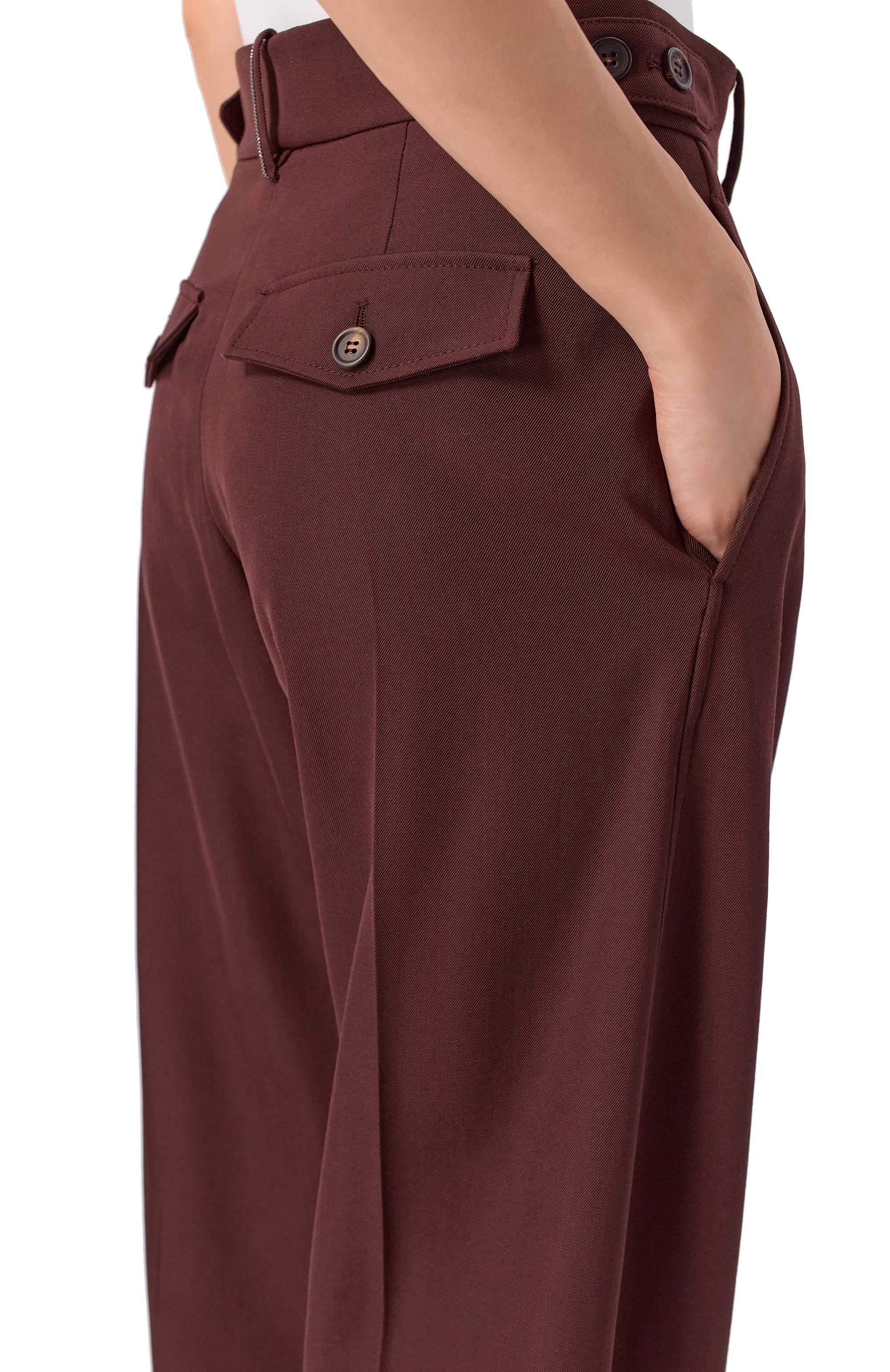 Брюки из шерсти и хлопка BRUNELLO CUCINELLI, арт. MA033P9039, фото 5