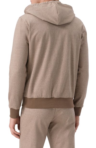 Хлопковая толстовка CAPOBIANCO темно-бежевого цвета по цене 82800 руб., арт. 18M402.FE00., фото 4 Хлопковая толстовка CAPOBIANCO, арт. 18M402.FE00., фото 4