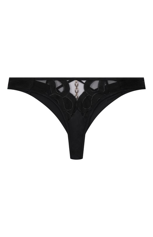 Шелковые трусы-танга LIVY 655556505 Чёрный 655556505