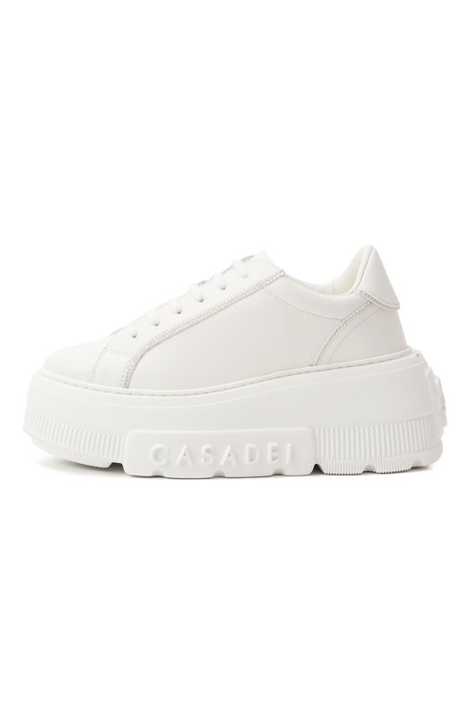 Кожаные кеды Nexus Casadei 2X076A0701SALEN Белый  2X076A0701SALEN Фото 4