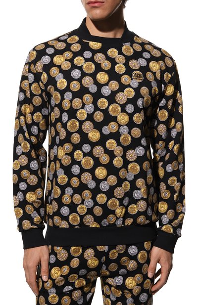 Хлопковый свитшот MOSCHINO, арт. A1727/8130, фото 3