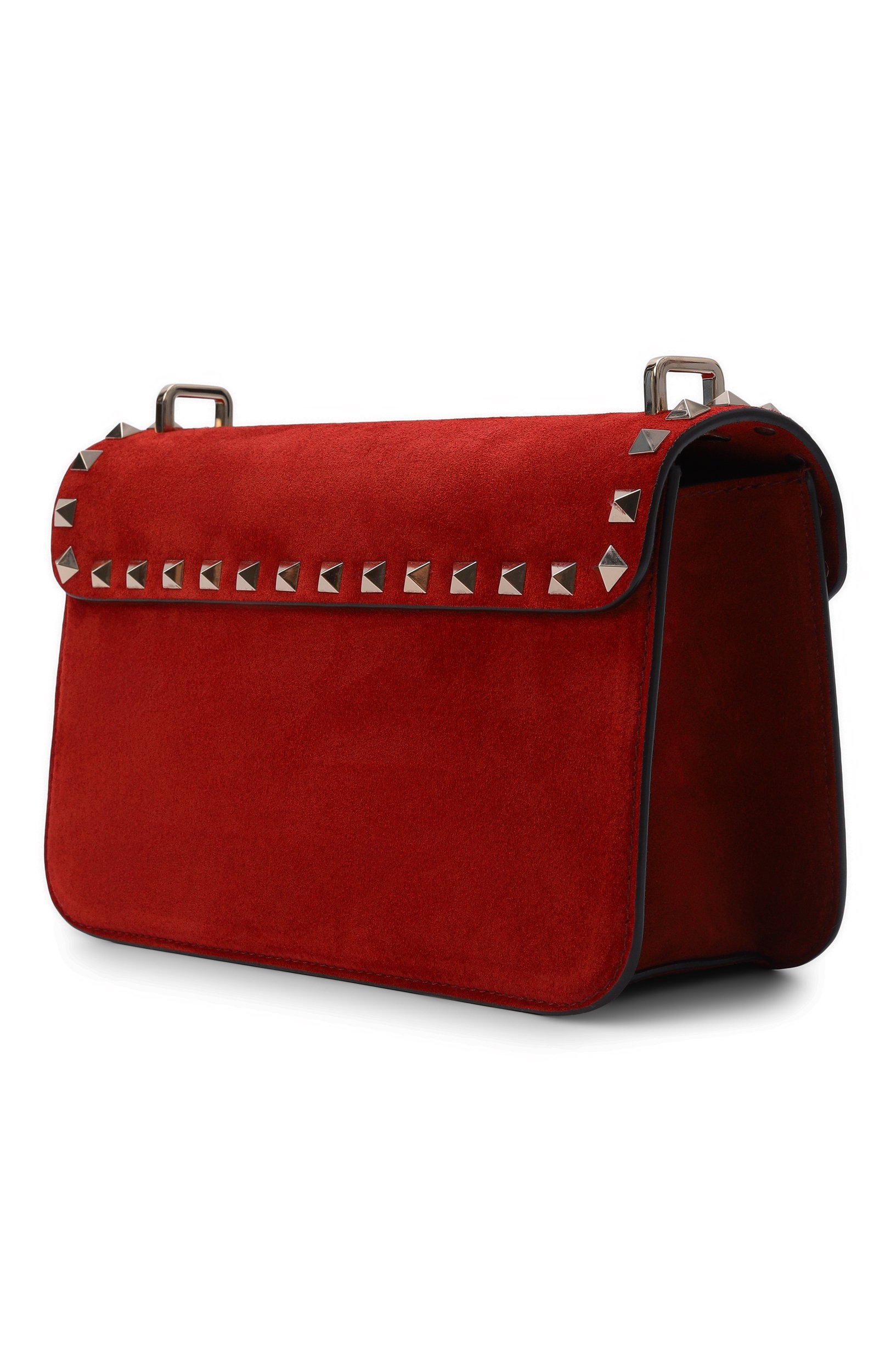 Сумка rockstud small VALENTINO красного цвета по цене 193000 руб., арт. 9W2B0T76/KQQ, фото 4 Сумка rockstud small VALENTINO, арт. 9W2B0T76/KQQ, фото 4