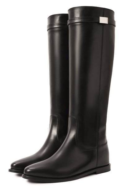 Женские кожаные сапоги KITON, арт. D58804N0102702