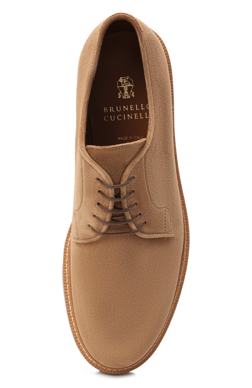 Замшевые дерби BRUNELLO CUCINELLI, арт. MZUS0FV806, фото 5