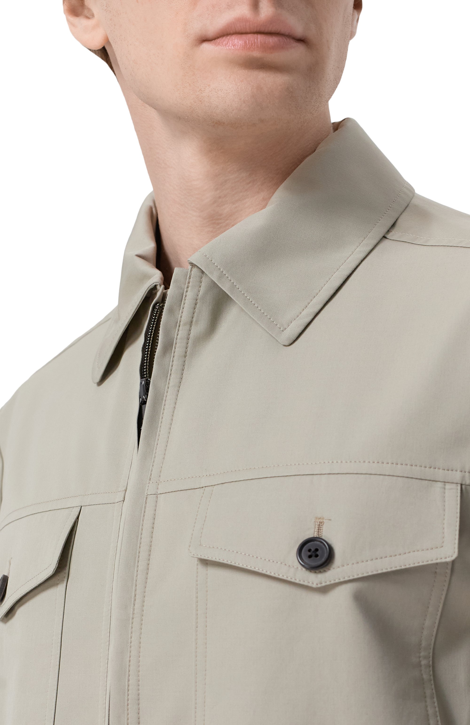 Куртка из хлопка и шерсти CORNELIANI, арт. 27LI55/2714112, фото 5