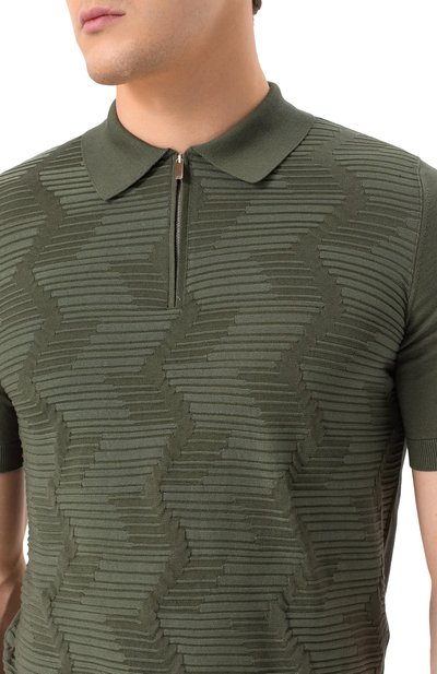 Поло из шелка и хлопка ZILLI, арт. KZP002M0142VTNW00_, фото 5