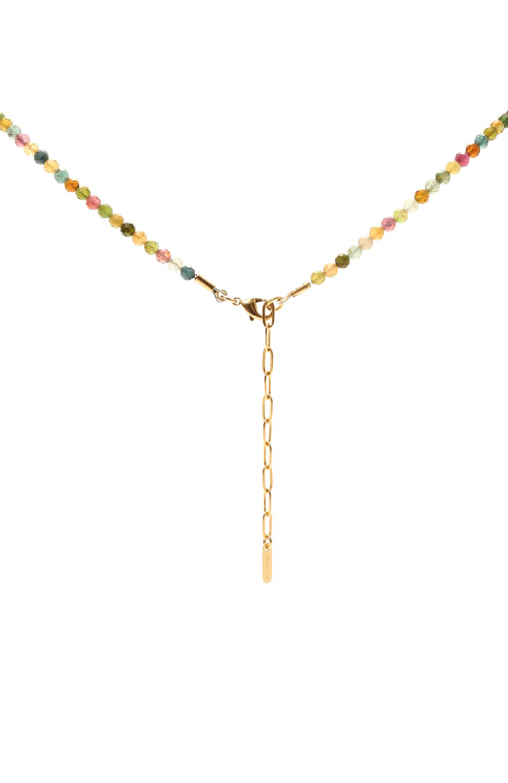Колье HANKA_IN разноцветного цвета по цене 19650 руб., арт. ELEM-CH-T0UR-EMER-1M, фото 4 Колье HANKA_IN, арт. ELEM-CH-T0UR-EMER-1M, фото 4