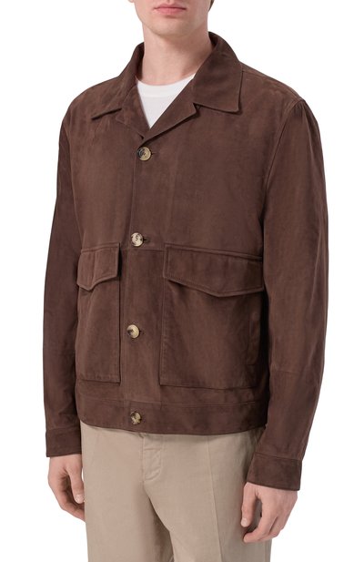 Замшевая куртка BRUNELLO CUCINELLI, арт. MPCFN2064, фото 3