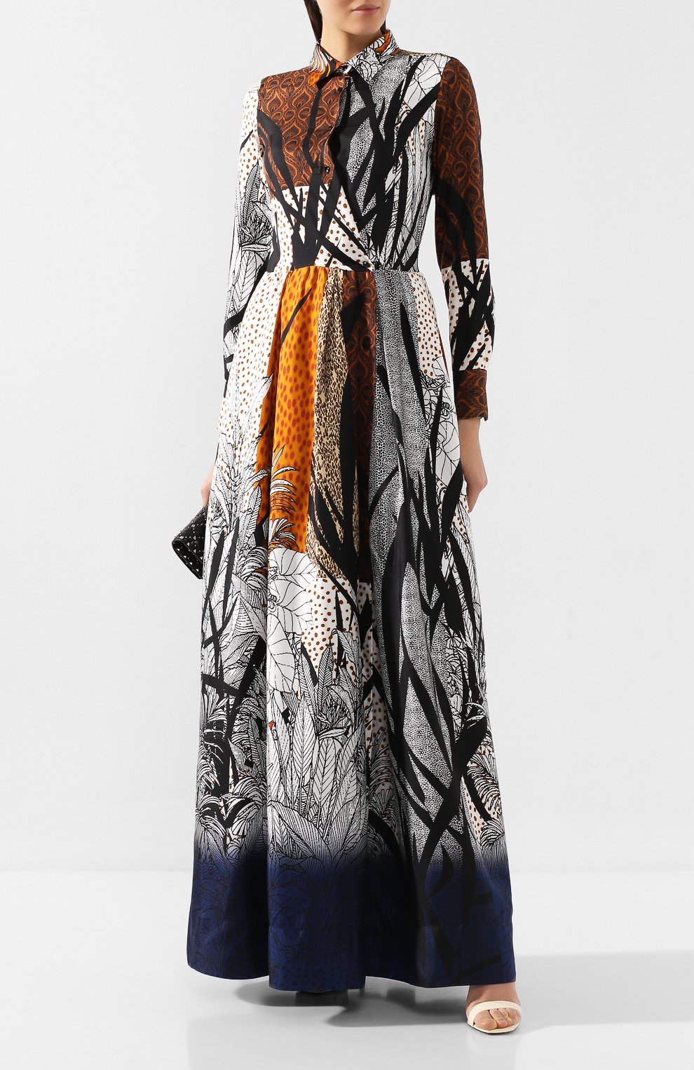 Шелковое платье SARA ROKA, арт. ELENATL0NG/FW19-32, фото 2