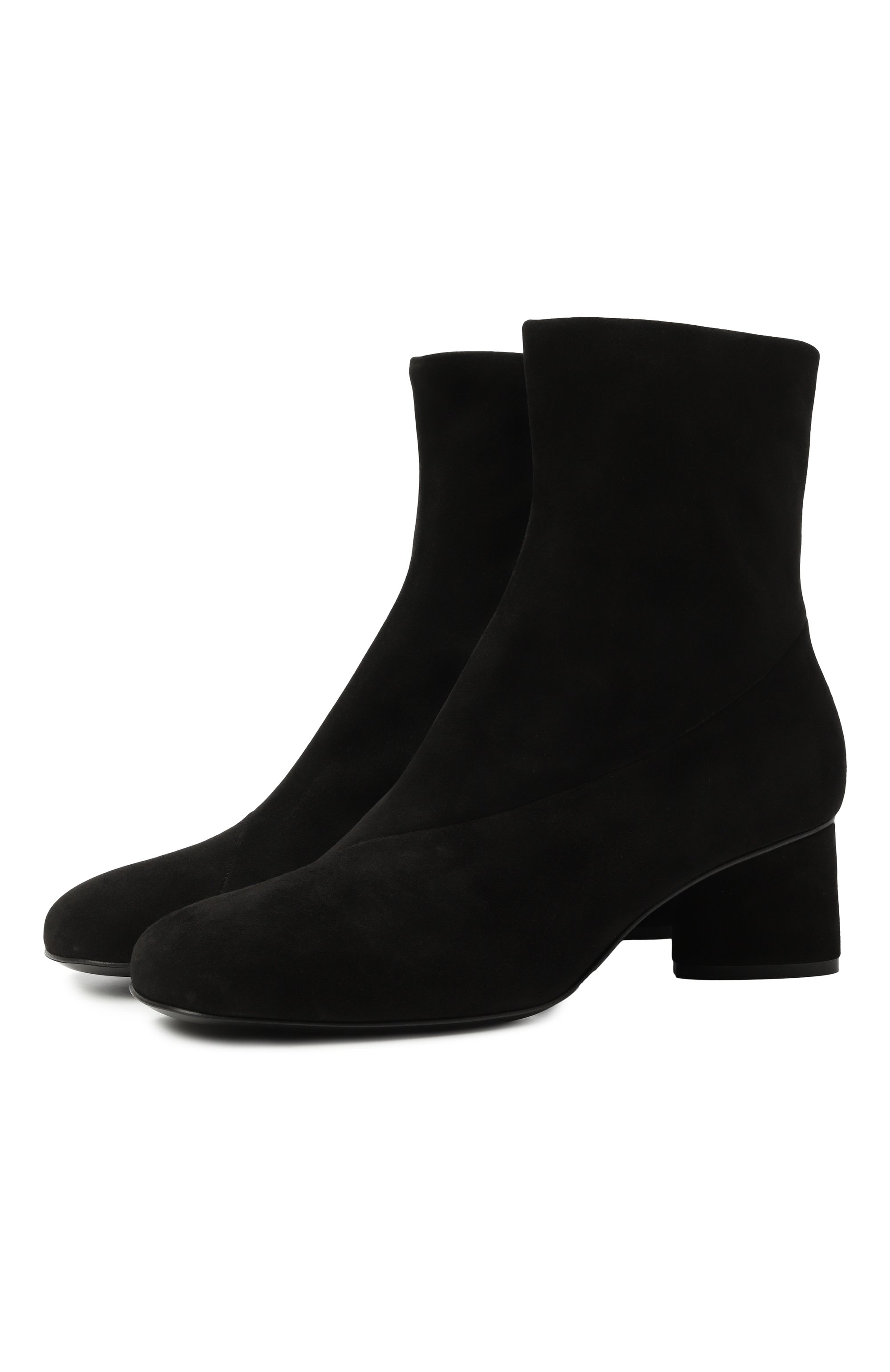 Замшевые ботильоны h12 drop VIC MATIE черного цвета по цене 54850 руб., арт. 1H4562D_H12B180101, фото 1 Замшевые ботильоны h12 drop VIC MATIE, арт. 1H4562D_H12B180101, фото 1