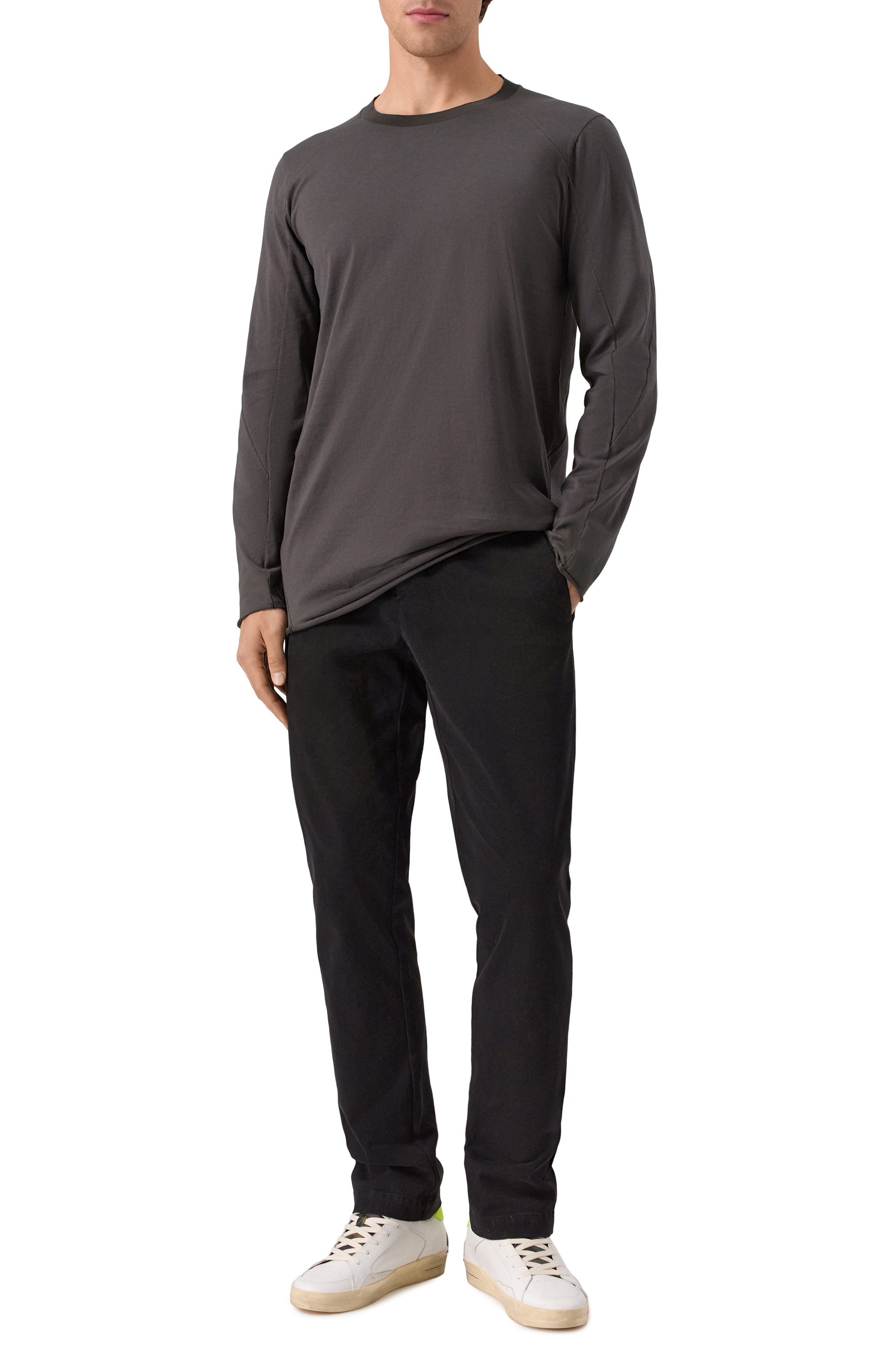 Хлопковый лонгслив TRANSIT, арт. CFUTRB1363, фото 2