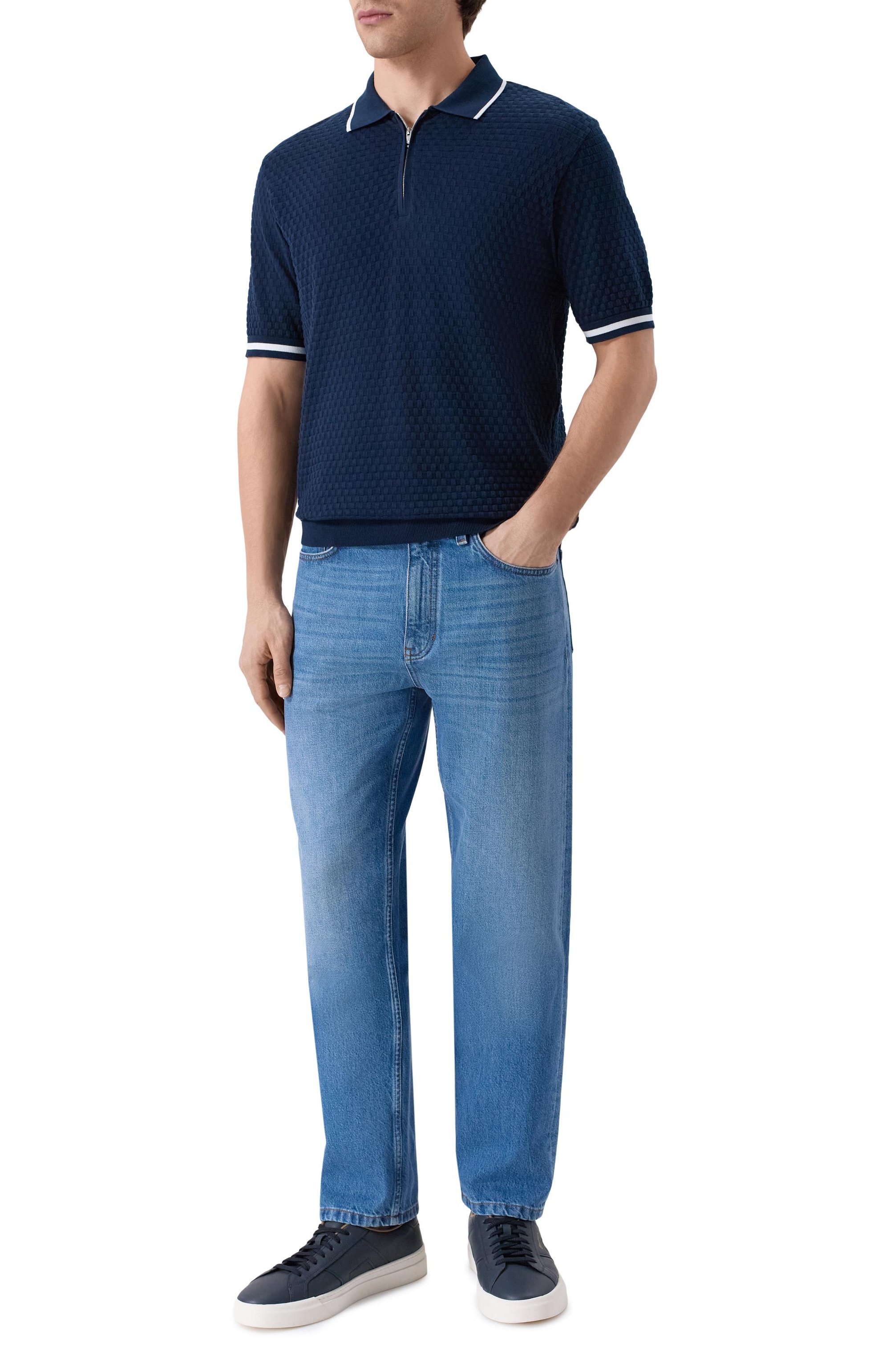 Хлопковое поло PAUL&SHARK, арт. 26411633_001, фото 2