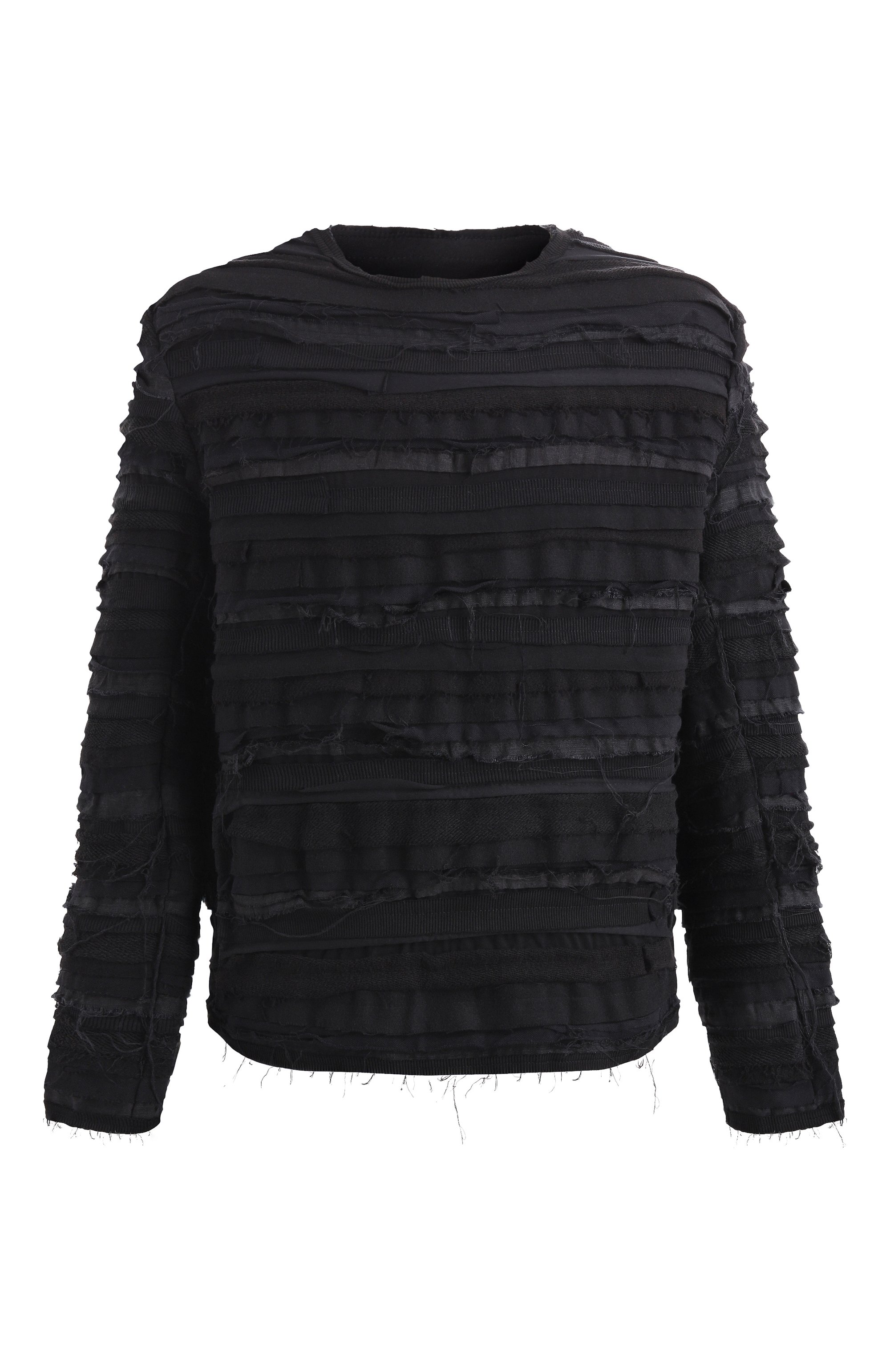 Комбинированный джемпер 139DEC, арт. SW549-BK, фото 1