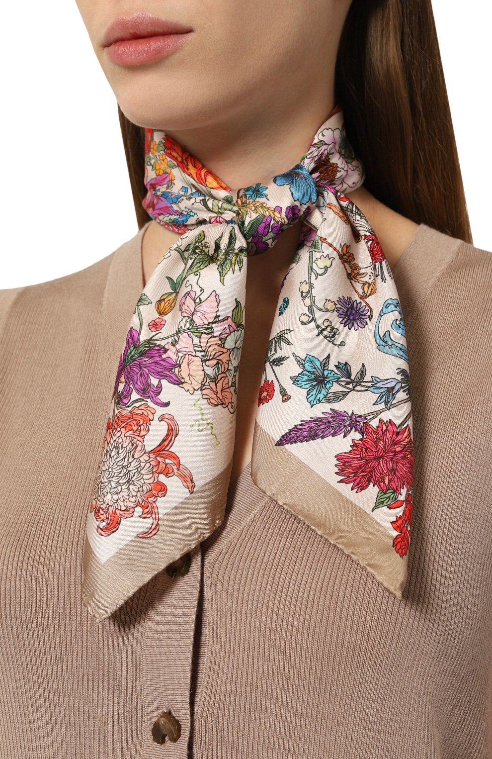 Шелковый платок 100 flowers RADICAL CHIC, арт. 402655.07.01, фото 2