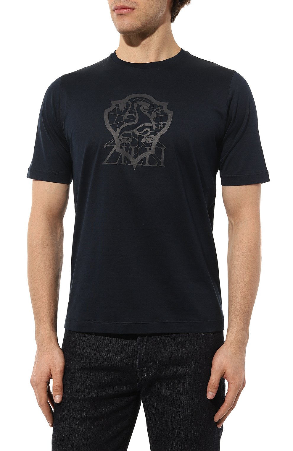 Хлопковая футболка ZILLI, арт. MBZ-NT560-TERM1/MC01, фото 3