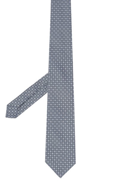 Шелковый галстук STEFANO RICCI тёмно-голубого цвета по цене 34300 руб., арт. CCXL/56010, фото 3 Шелковый галстук STEFANO RICCI, арт. CCXL/56010, фото 3