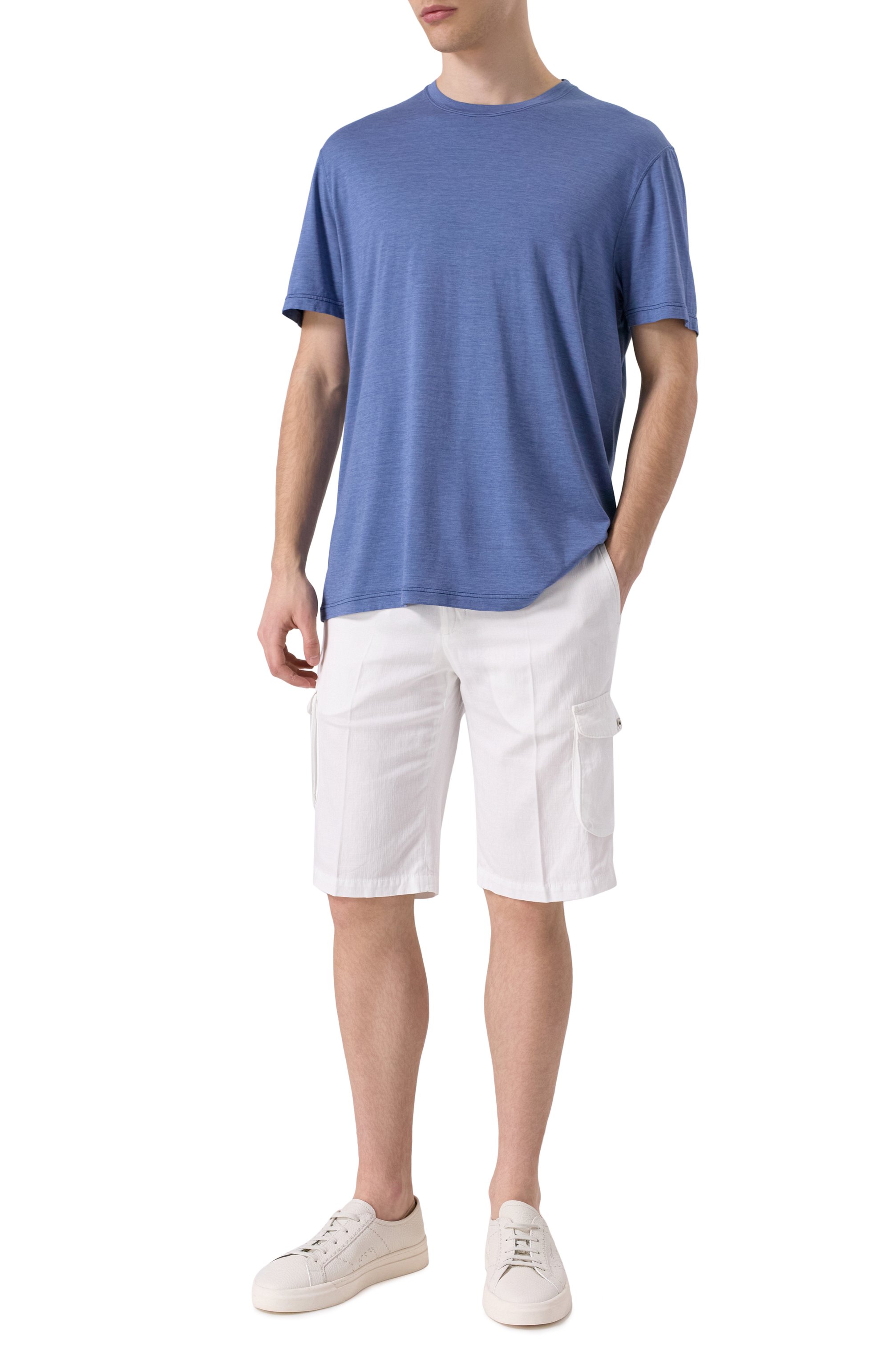 Шорты из лиоцелла и хлопка KITON, арт. UFPPBK0654F17, фото 2