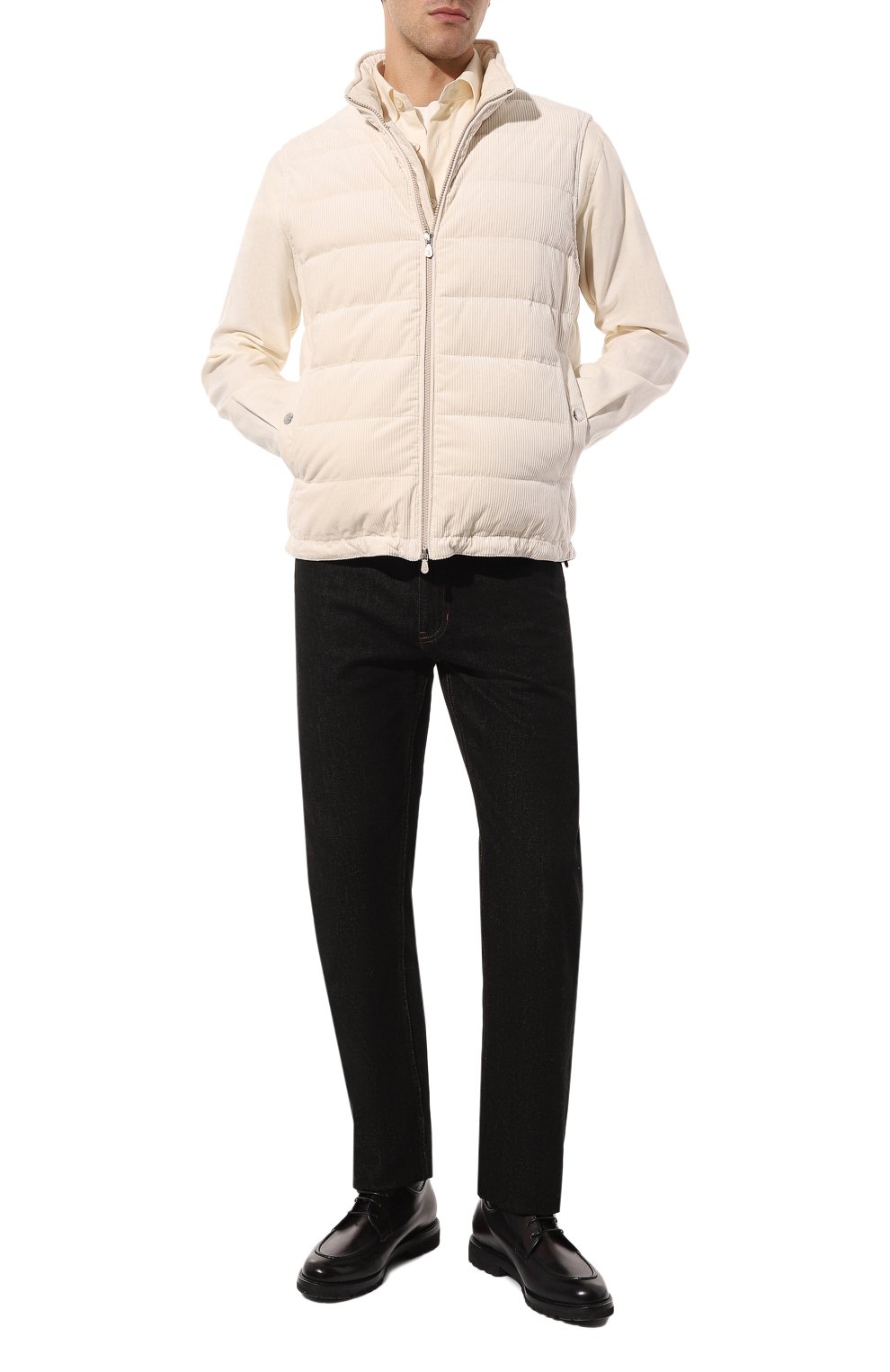 Пуховый жилет из вельвета BRUNELLO CUCINELLI, арт. ML4631714, фото 2