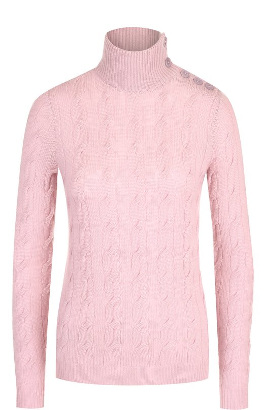 

Однотонная кашемировая водолазка Ralph Lauren, Розовый