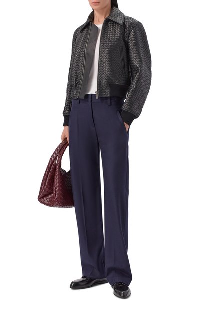Кожаный бомбер BOTTEGA VENETA, арт. 863945/V6AR0, фото 2