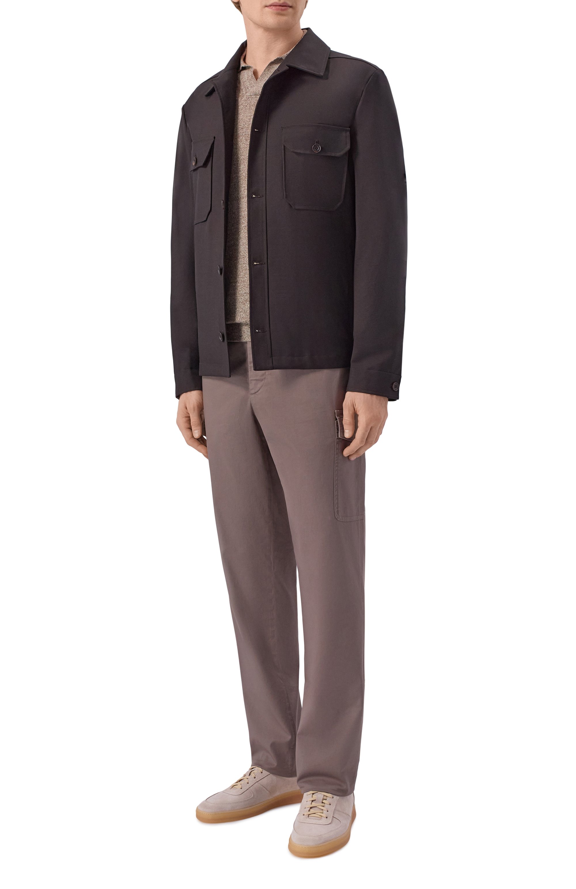 Поло изо льна и хлопка ANDREA CAMPAGNA, арт. PL1MCSK/LC14R, фото 2