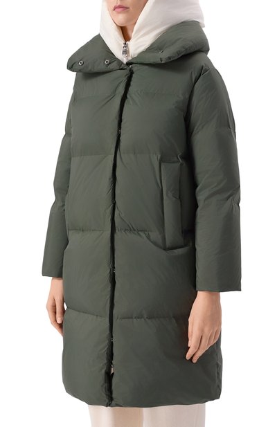 Пуховик HETREGO зеленого цвета по цене 82750 руб., арт. 8P632/LIANA, фото 3 Пуховик HETREGO, арт. 8P632/LIANA, фото 3
