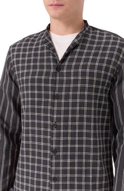 Рубашка из вискозы и льна HANNES ROETHER, арт. VI29SITE.3052, фото 5