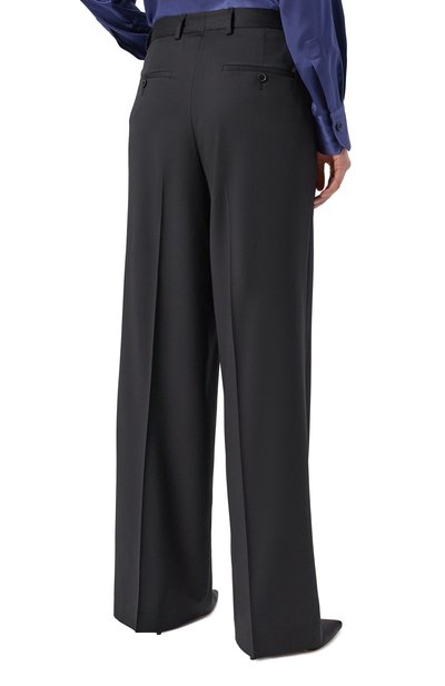 Шерстяные брюки KITON черного цвета по цене 166000 руб., арт. D60101K0558G01, фото 4 Шерстяные брюки KITON, арт. D60101K0558G01, фото 4