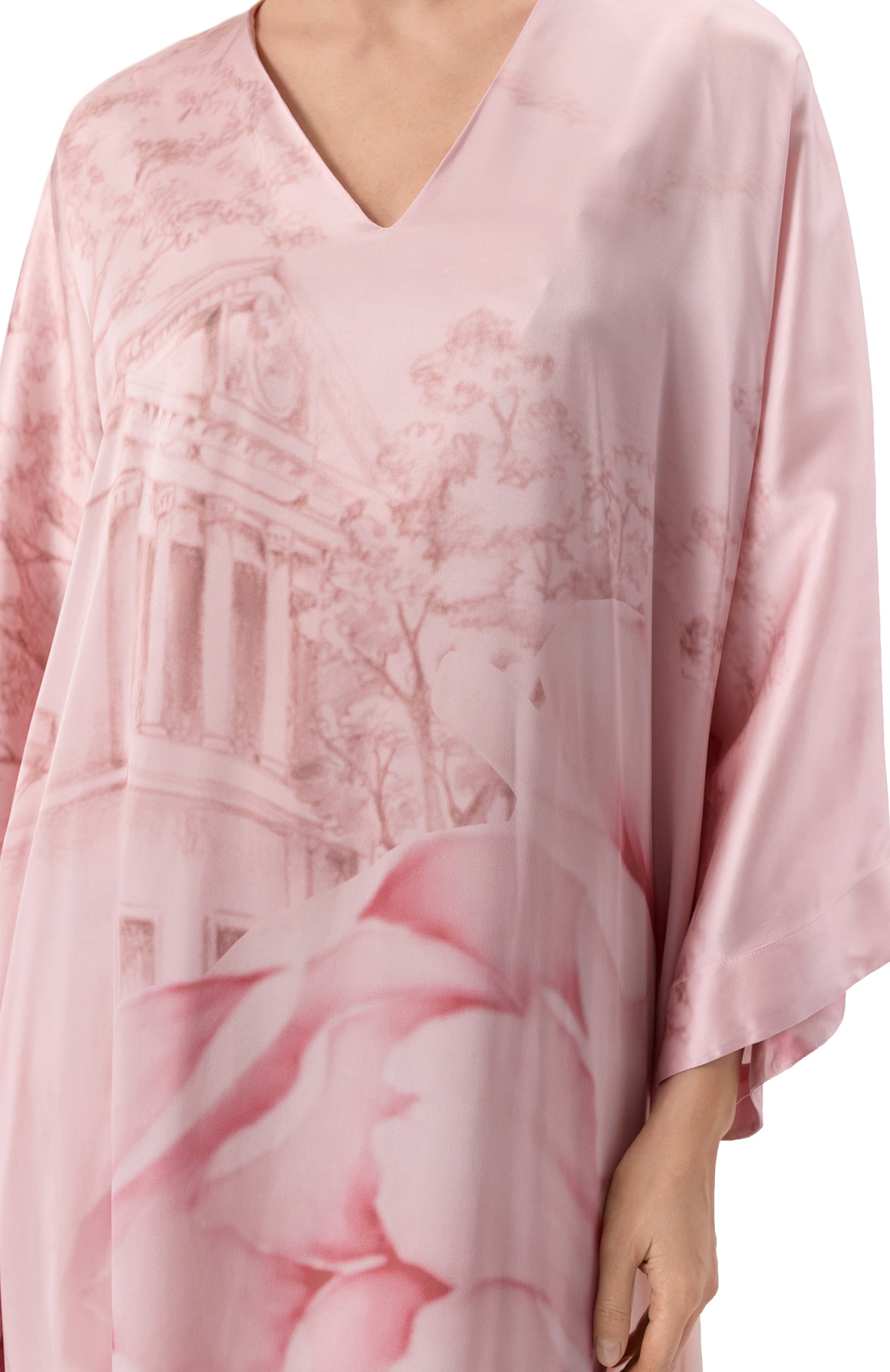 Атласное платье KITON, арт. D58358K0926E11, фото 5