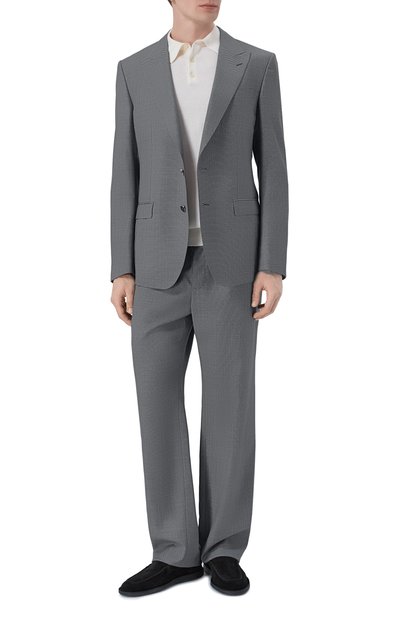 Шерстяные брюки DOLCE & GABBANA, арт. GV4LHT/FM2HM, фото 2