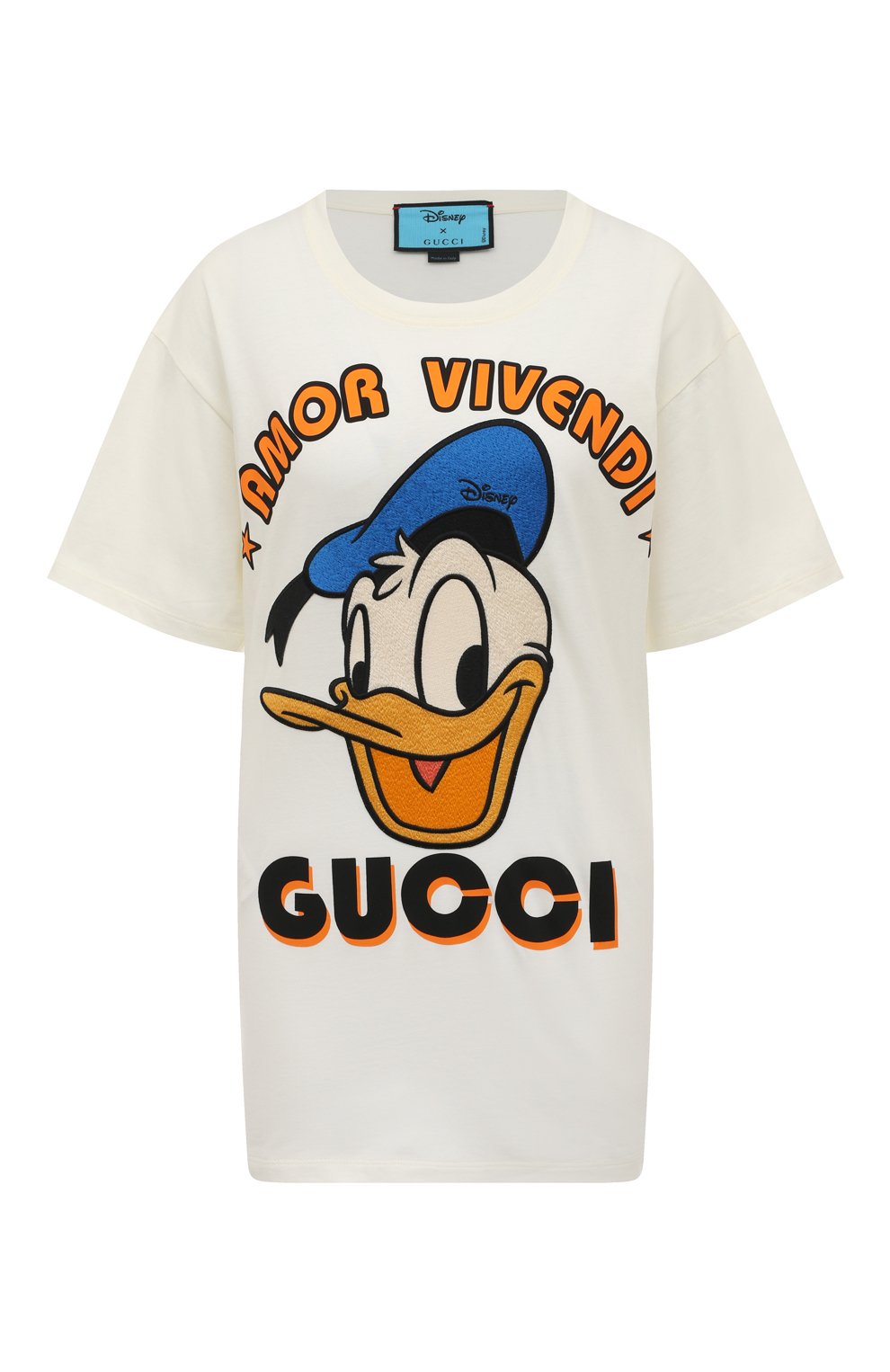 Хлопковая футболка disney x gucci GUCCI, арт. 615044 XJDBJ, фото 1