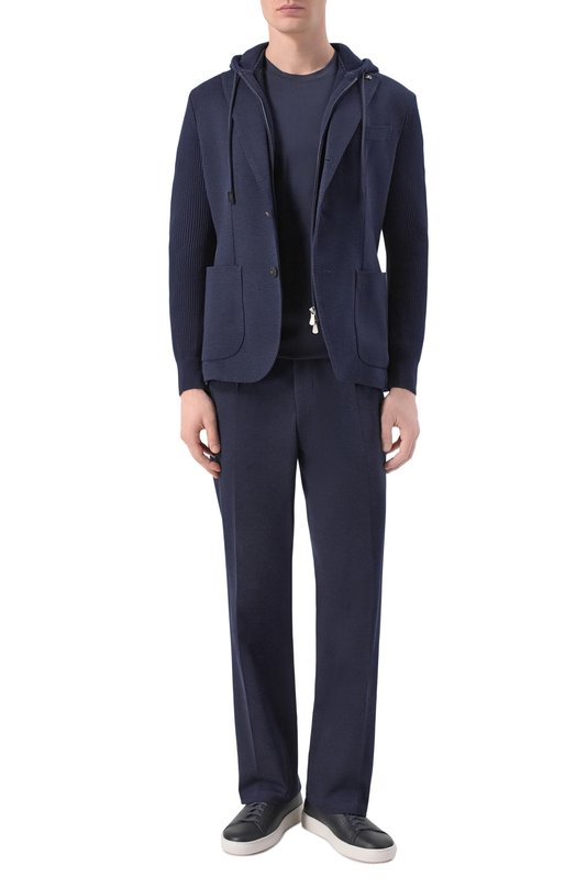 Хлопковая футболка Dirk Bikkembergs BMT1693 Синий  BMT1693 Фото 2