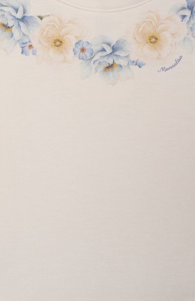 Хлопковый лонгслив MONNALISA, арт. 31F623, фото 3